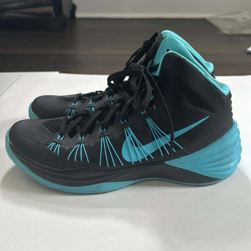 Nike Lunar Hyperdunk 2013 Black Gemma Blue - Picture 3 of 5